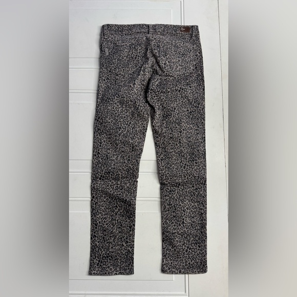 Paige Women’s Size 30 Peg Skinny Jeans Animal Leopard Print Pants - Picture 6 of 6